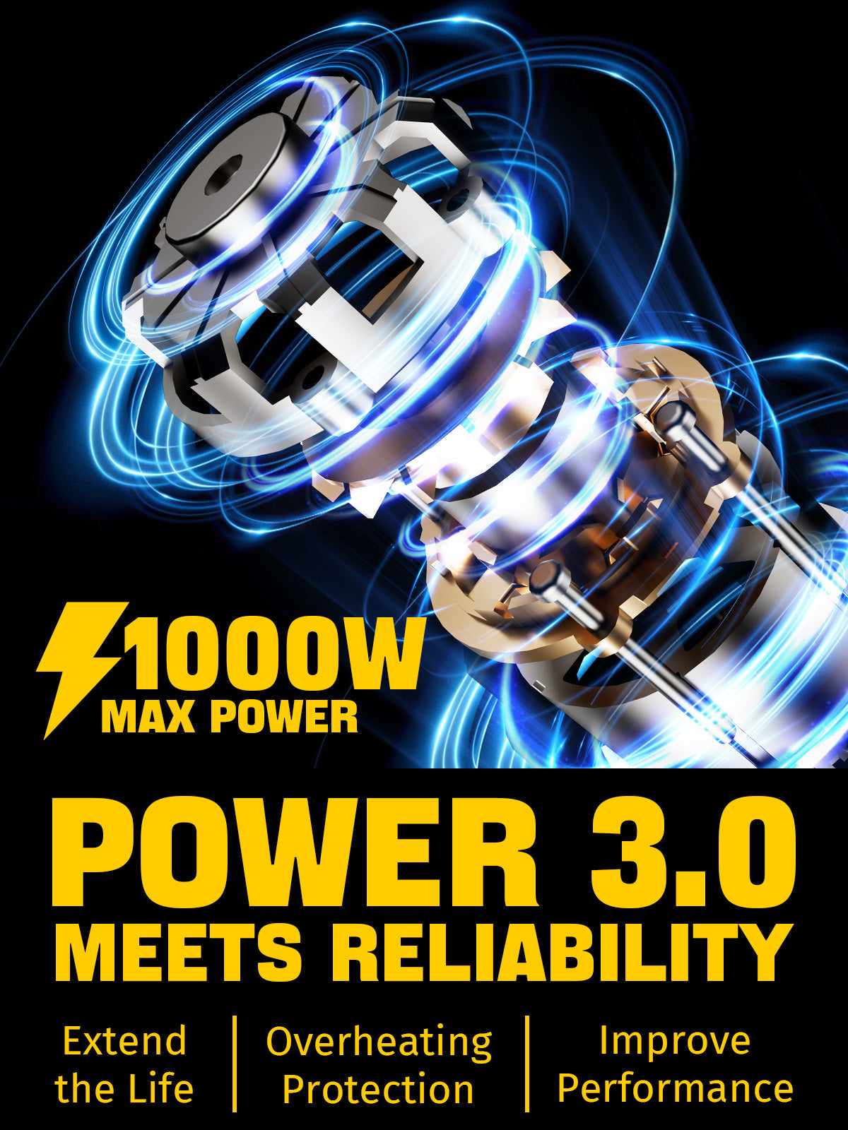 8-INCH Cordless Pole Saw with 21V 4.0Ah Battery Powered