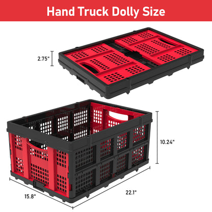 Hand Truck Dolly with Foldable Basket