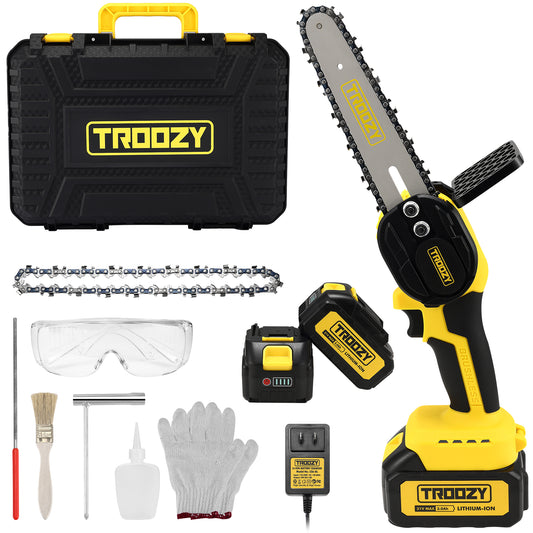 TROOZY Mini Chainsaw Cordless 6 Inch